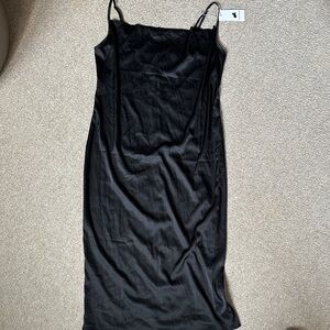 Elegant Black Slip Dress